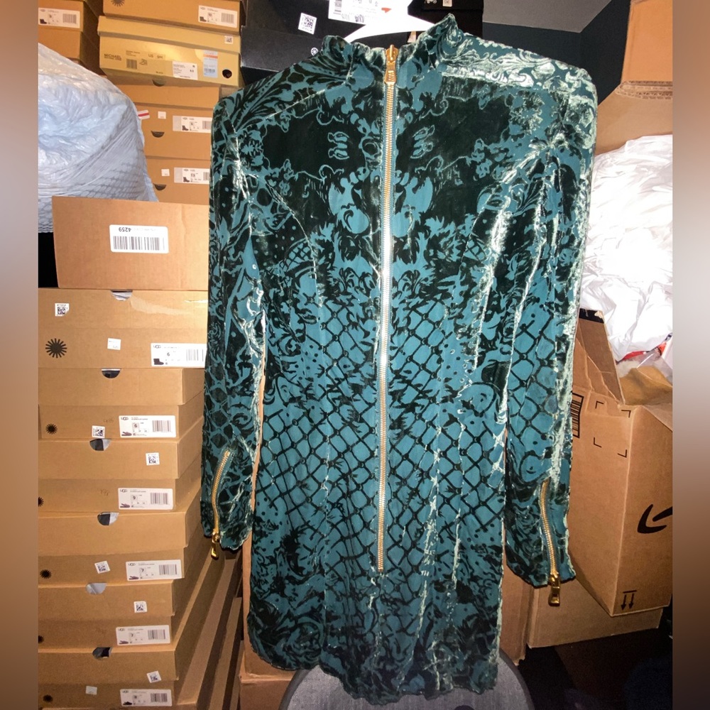 Balmain x H&M velvet dress - Picture 3 of 6